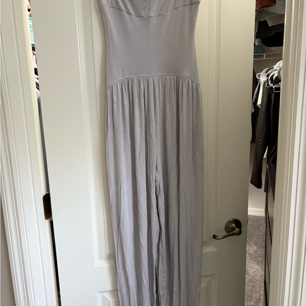 Free People Strapless beach jumpsuit